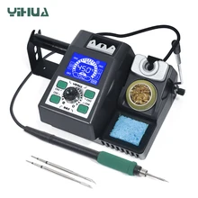 YIHUA 982 Repaid Heating Soldering Iron Staion Compatibled C210 Solder Iron Handle Electronic Welding Rework Station