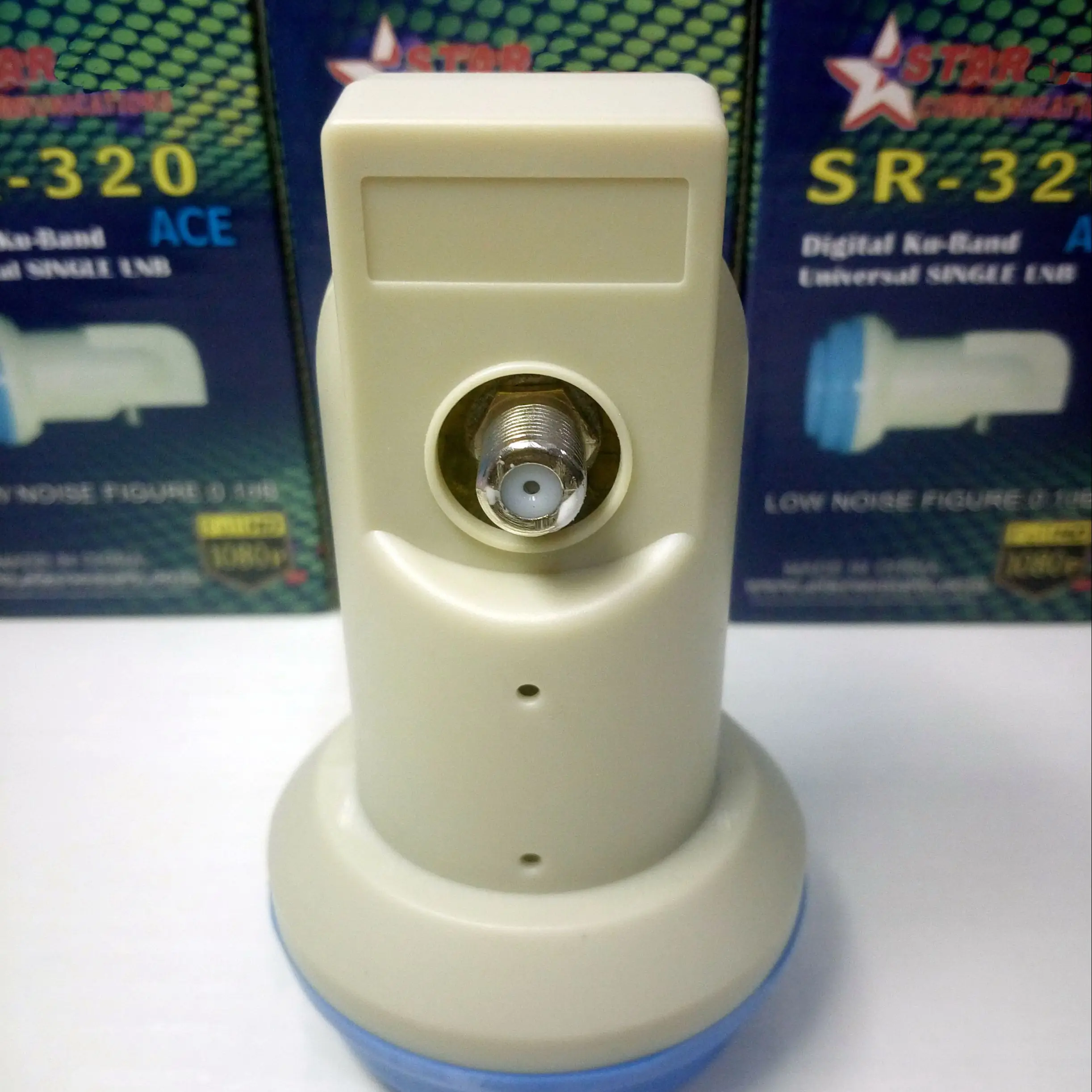 SUPER HD SAT SR-320 Digital HD Universal KU Band Single LNB Waterproof High Gain Low Noise Satellite Dish LNB