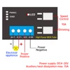 DC 4-28V Digital Display PWM High Power Governor Frequency Measuring Instrument 1HZ~160KHZ Duty Cycle Adjustable 0~100% 3