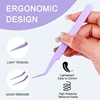 New false eyelash curler novice multi-functional stainless steel eyelash tweezers tool 5