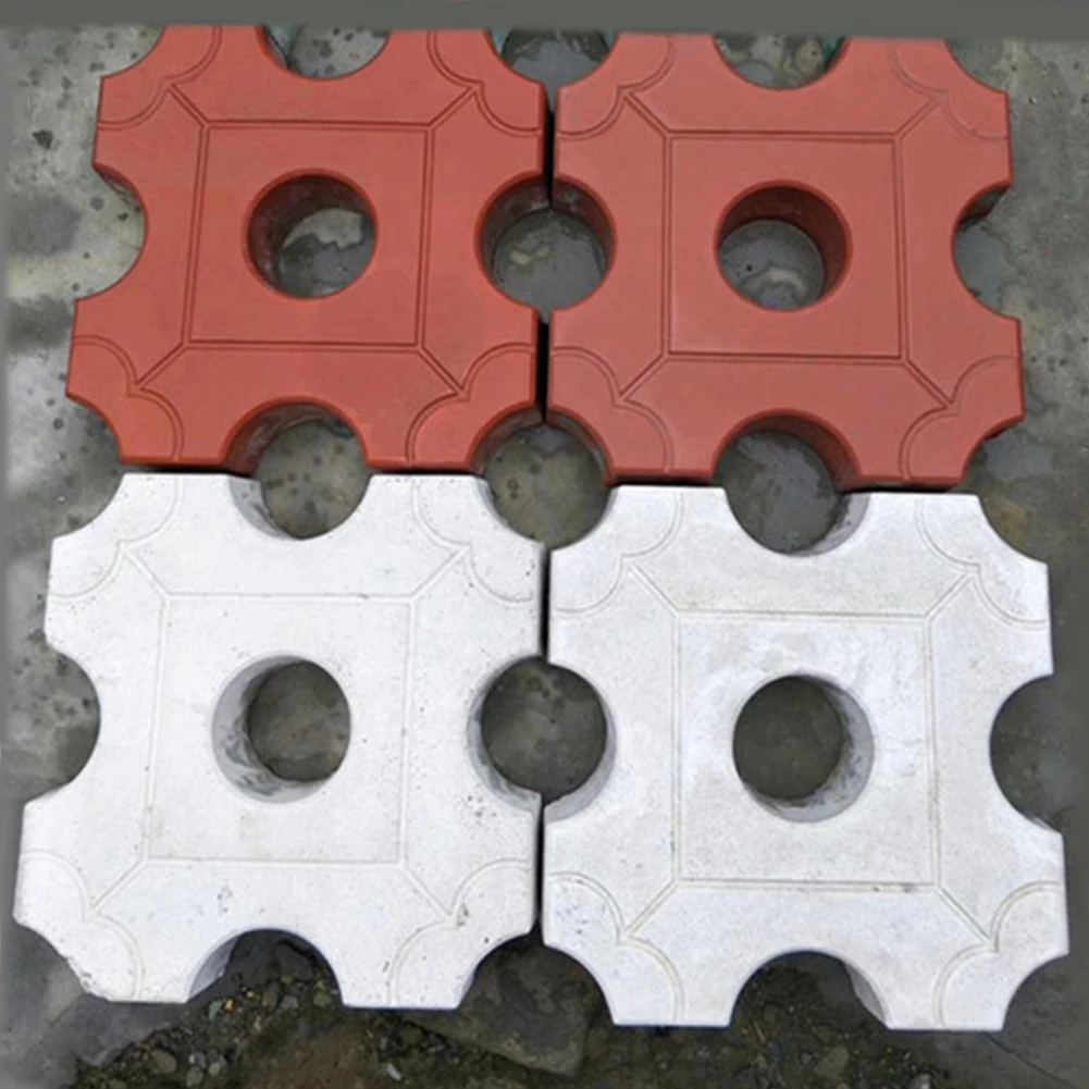 Garden Pavement Tool Courtyard Path Lawn Concrete DIY Paving Cement Brick Mold