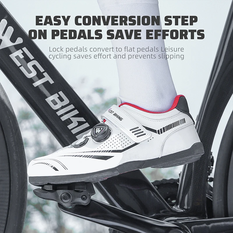 WEST BIKING Bicycle Pedal Adapter For SPD/KEO System Road Bike Pedals Converter Clipless Pedal Platform Adapter Cycling Parts