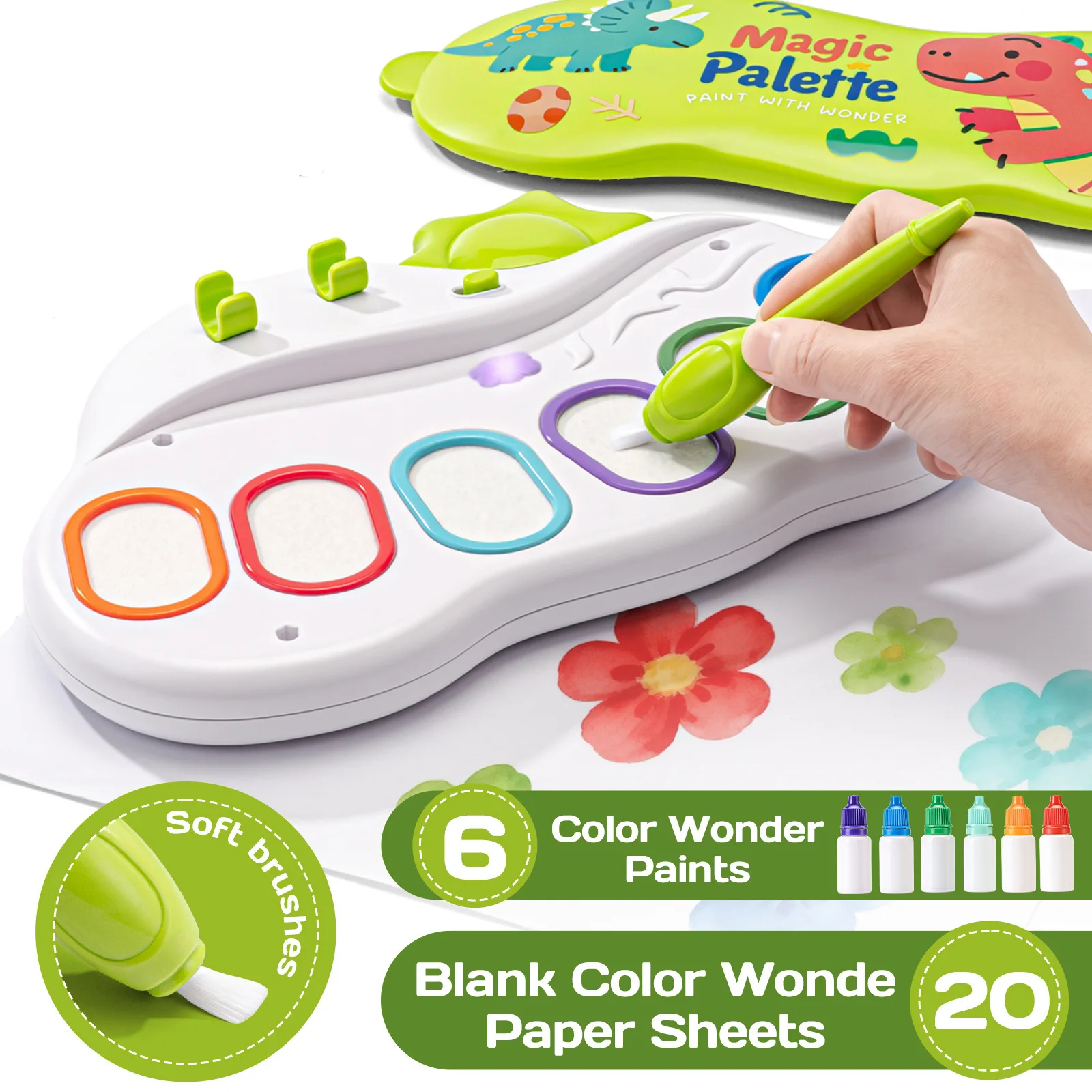 Set di Lavagna Magica per Disegno e Graffiti per Bambini, Giocattolo Educativo per l'Apprendimento Precoce, Regalo di Compleanno Colorato e Divertente