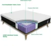 Full Size Mattress, 10 Inch Innerspring Hybrid Mattress in a Box with Memory Foam , Medium Firm Mattress Strong Edge Support 3