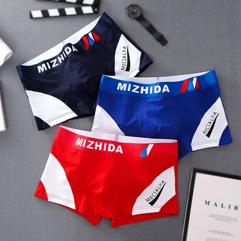 Cotton Underpants Briefs Man Bulge Penis Pouch Underwear Elastic Big Cock Boxers Gay U-Convex Dick Boxers Enhance Sexy Lingerie