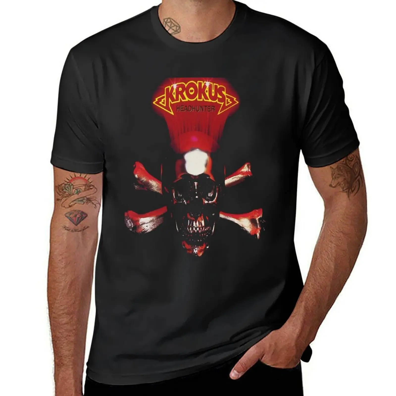 

original krokus logo best selling T-shirt vintage clothes quick-drying mens graphic t-shirts anime