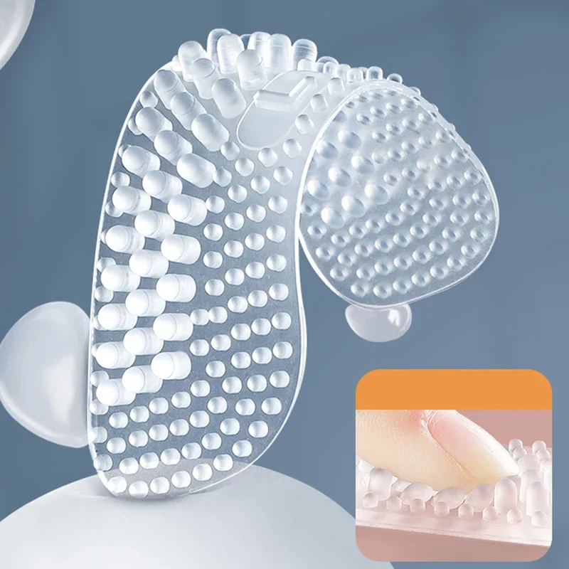Upgrade Silicone Heel Stickers Heels Grips for Women Men Anti Slip Heel Cushions Non-Slip Inserts Pads Foot Care Protector heel protector pads shoe repair stickers heel grips