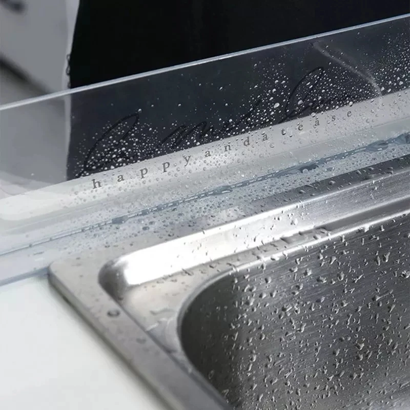 Transparent Sink Water Splash Guard Anti-water Board Baffle Plate Waterproof Screen for Home Kitchen Supplies Specialty Tools