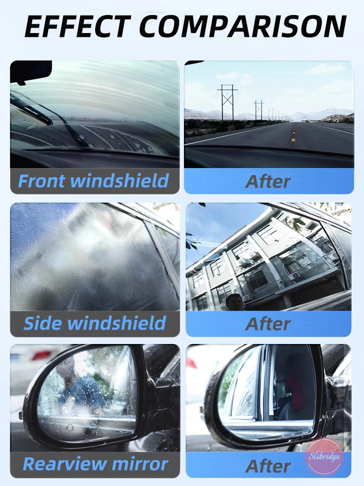 Car Glass Oil Film Remover Windshield Cleaner