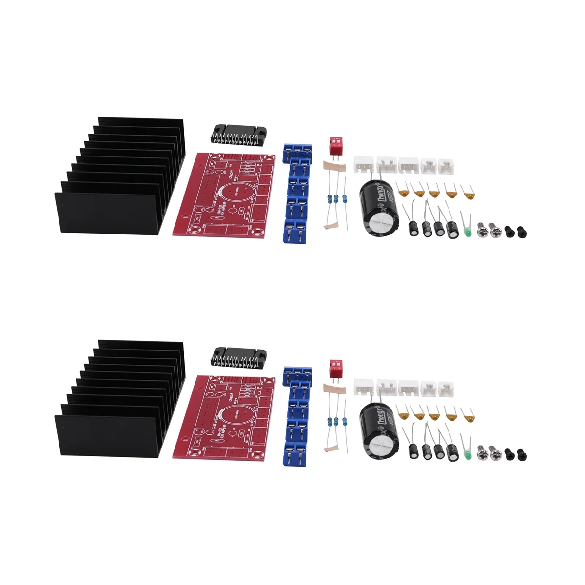 

2X 4 Channels HIFI Car Audio Durable Replacement Electronic Accessories 4X41 Module Amplifier Board Home TDA7388 DIY Kit