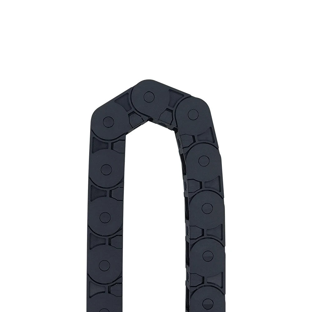 R28/R38/R48 15x15 15x20 15x30 15x40 Cable Chains Bridge Type Semi-enclosed Plastic Towline L 1m for CNC router