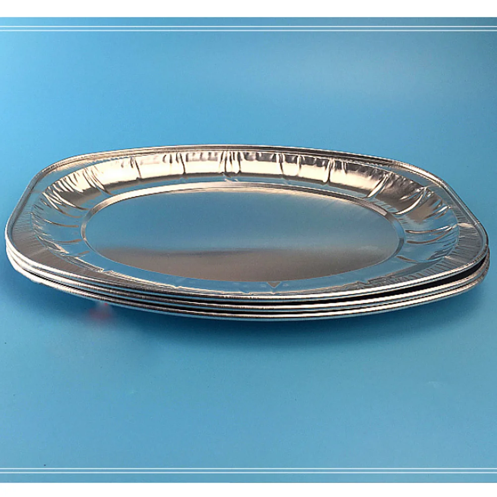 Disposable Dinner Portion Pan Aluminium Foil Tray 20pcs for Catering BBQ Banquet Parties party tableware,disposable food trays