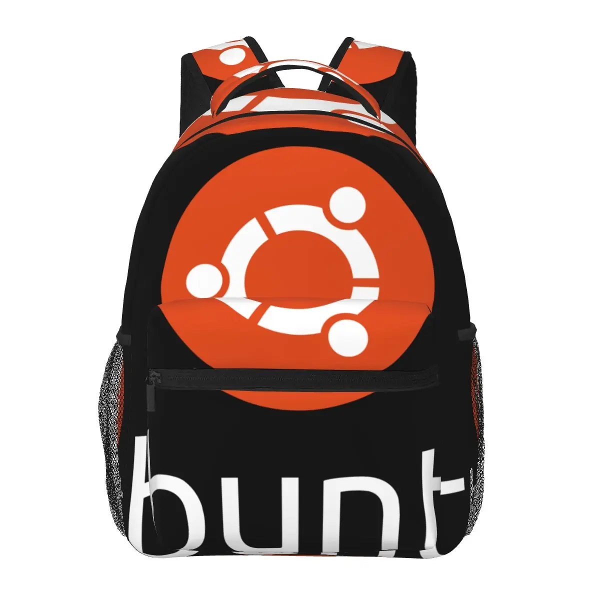 Ubuntu Logo Casual Backpack Unisex Students Leisure Travel Computer Backpack