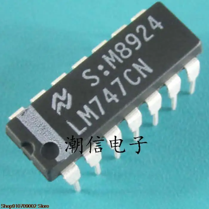 

5pieces LM747CNDIP-14 original new in stock