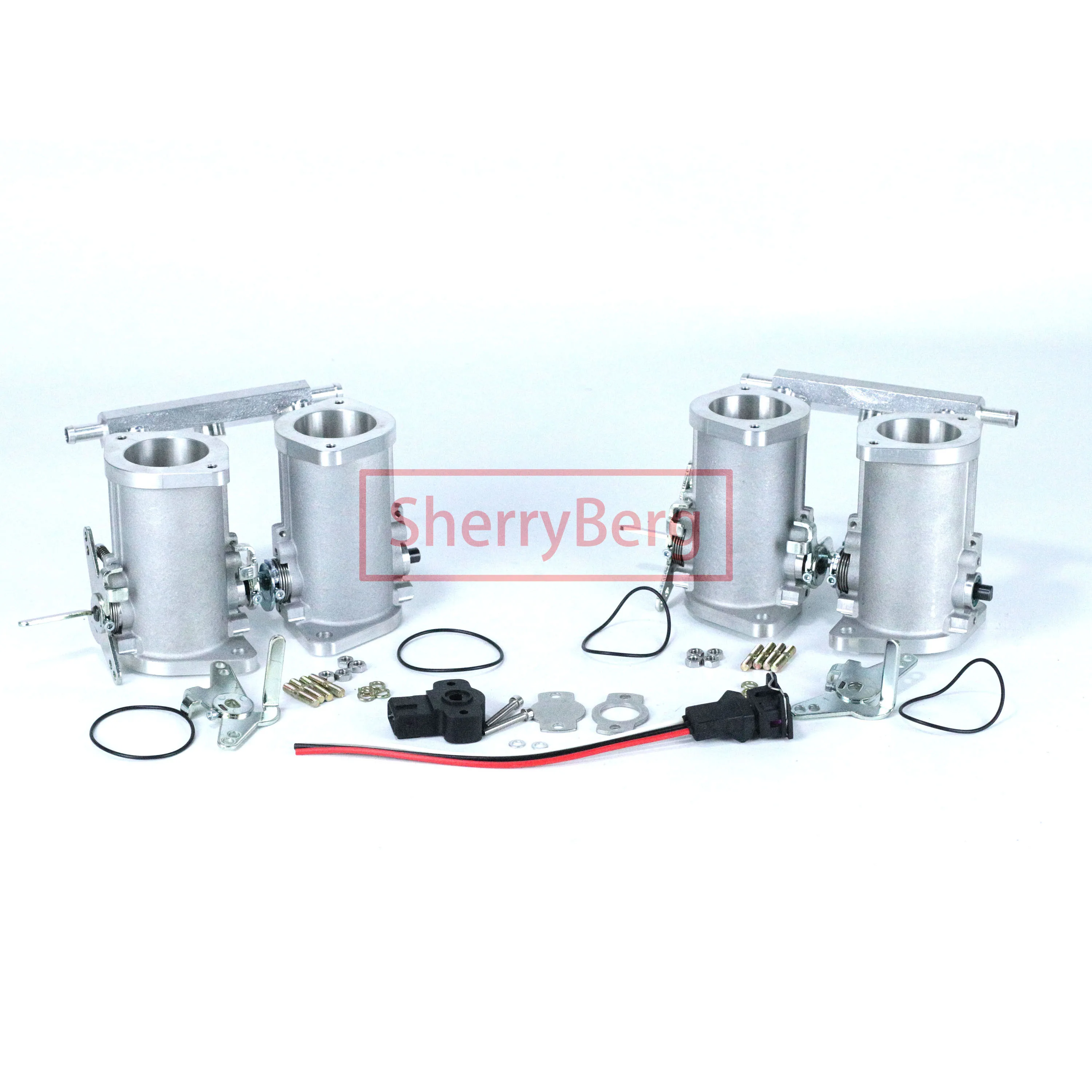 

SherryBerg New 48MM 48IDF TBS Throttle Body DUAL 2 Pairs + TPS IDF Weber Dellorto EMPI Solex FAJS Zenith Holley Rep. Carb Jenvey