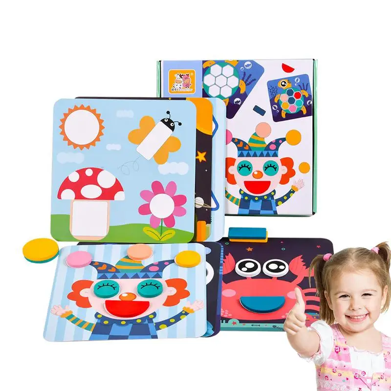 

Игра для дошкольного возраста интерактивные игры для родителей и детей Дошкольная мультяшная деревянная обучающая подходящая игрушка для мальчиков и девочек