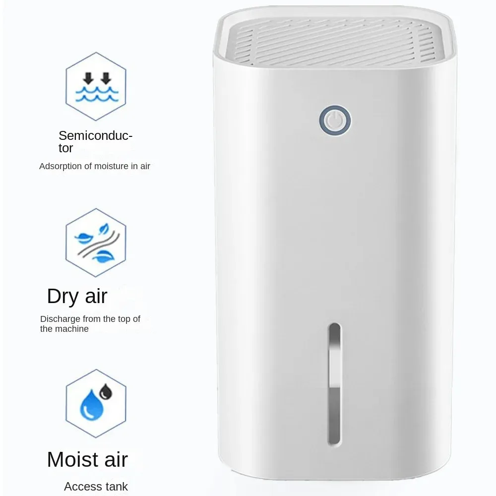 220V 휴대용 공기 제습기 음소거 수분 흡수기 가정용 침실 사무실 주방 탈취제 건조기 용 공기 건조기