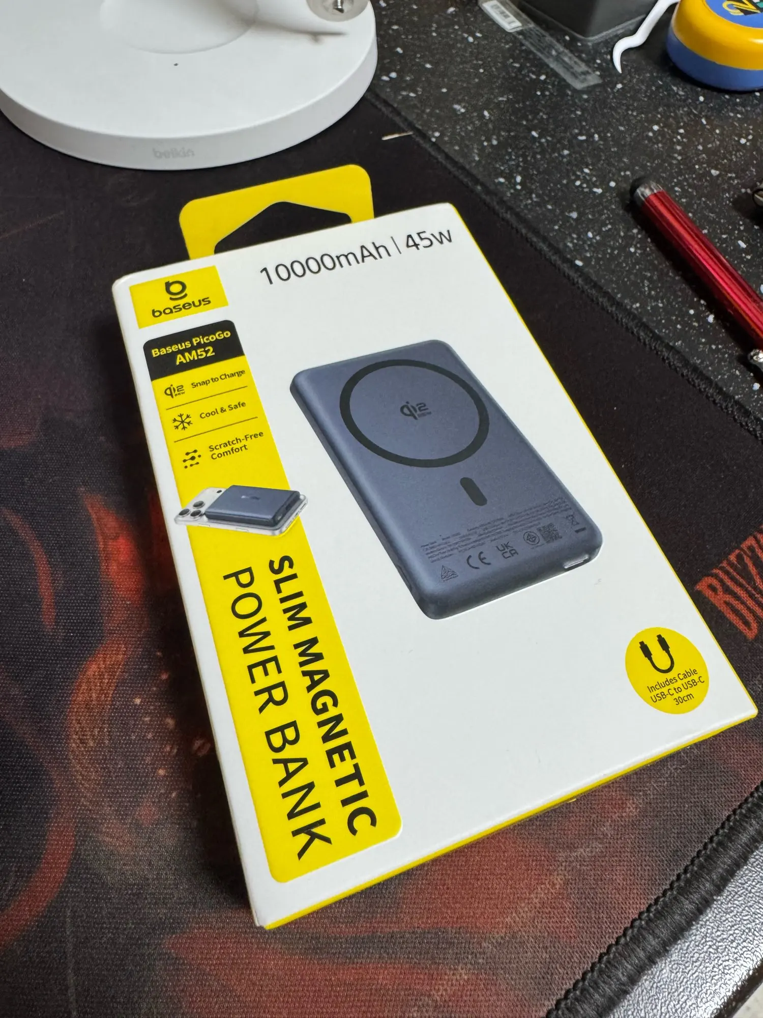 סוללת גיבוי מגנטית אלחוטית Baseus 10000mAh (Qi2.2 25W) - תמונה 3