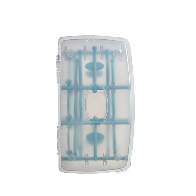 Babies Dustproof bottle rack with lid drying rack multifunctional folding draining teat strainer storage box set