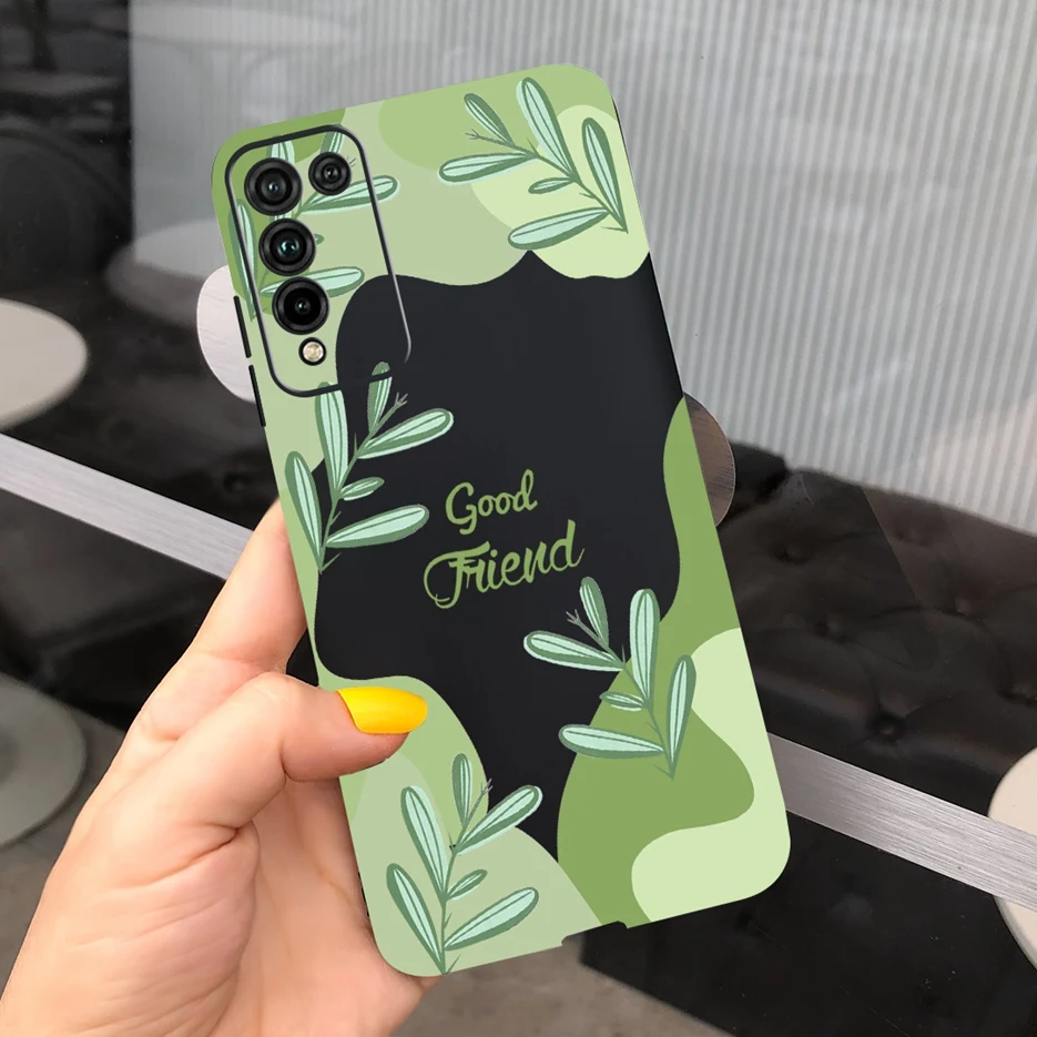 Luxury Art Painted Soft TPU Phone Case - Elegant Back Cover Capa
