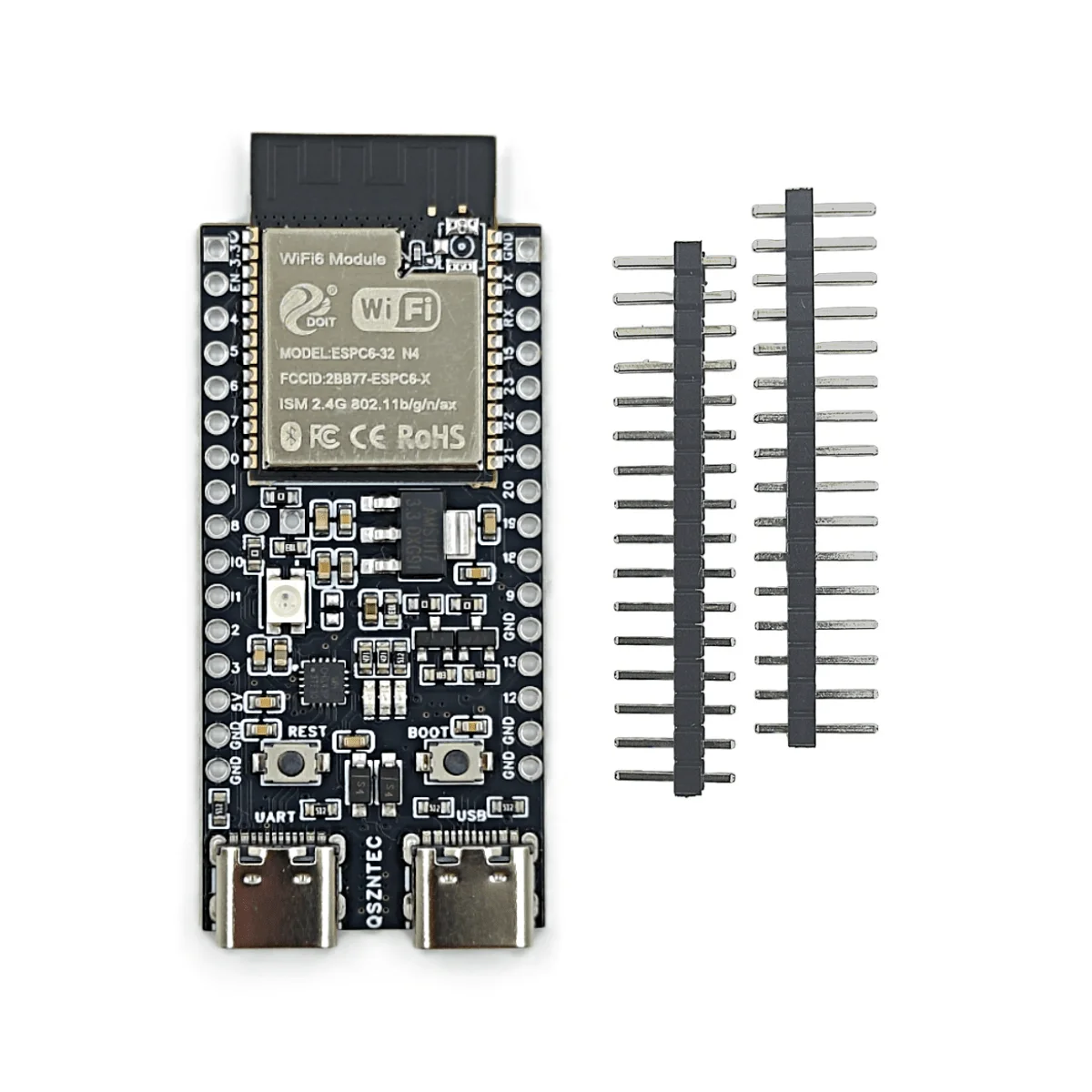 รูปสินค้า บอร์ดพัฒนา ESP32-C6 ใช้งานร่วมกับโมดูลได้