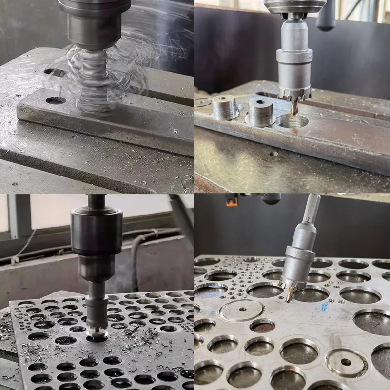 Tête De Coupe En Carbure HSS 17MM, Jeu De Forets, Ouvre-trou En Alliage Pour Acier Inoxydable, Alliage Métallique