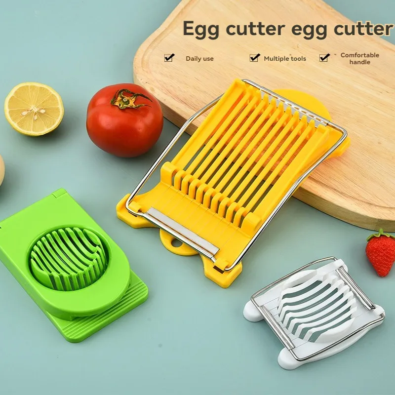 Luncheon Meat Egg Cutter Stainless Steel Multi Function Food Fruits Banana Strawberry Cheese Slicer Kitchen Gadget Tools egg cutter fruit slicer food slicer banana slicer