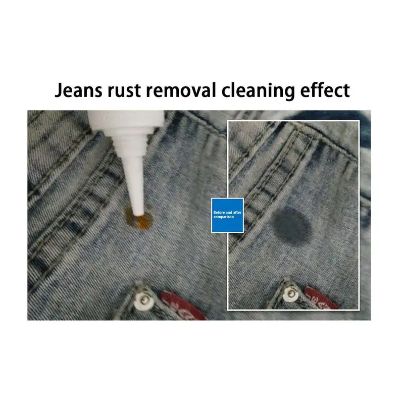 Rust Stain Remover Clothes Gentle Safe Rust Remover For Clothes Multifunctional Stain Cleaner