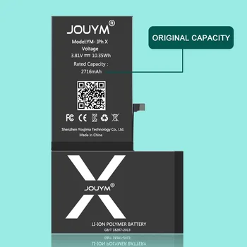 Phone Battery For 6 6S 5S 5 SE 7 8 Plus X XS Max Xr 7Plus Original Capacity Bateria Replacement Batterie For 2