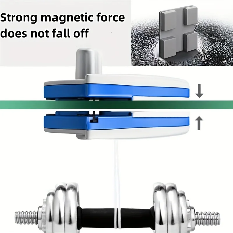 Window Cleaner Double-sided magnetic window cleaner Glass cleaning tool with a wiping cloth for single-pane windows 3-5mm thick.