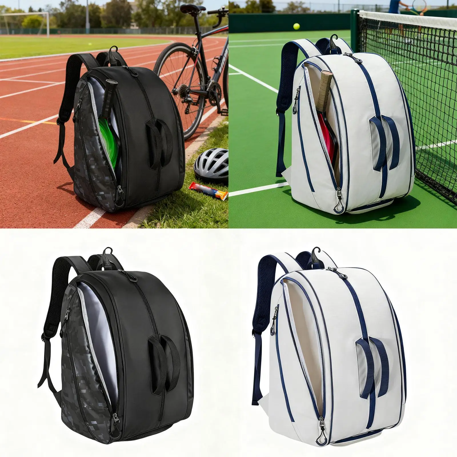 Pickleball Bag Padel Racket Backpack Large Capacity Sports Practical Waterproof Shoes Compartment Stylish Paddle Storage Bag Pickleball Bag Padel Racket Backpack Large Capacity Sports Practical Waterproof Shoes Compartment Stylish Paddle Storage Bag