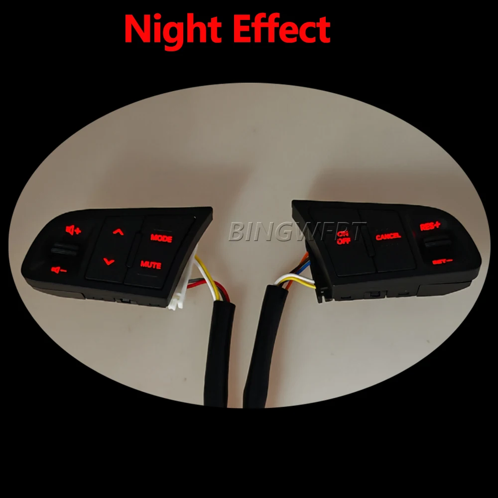 Multi Function Steering Wheel Audio Cruise Control Buttons For Kia Forte Shuma C