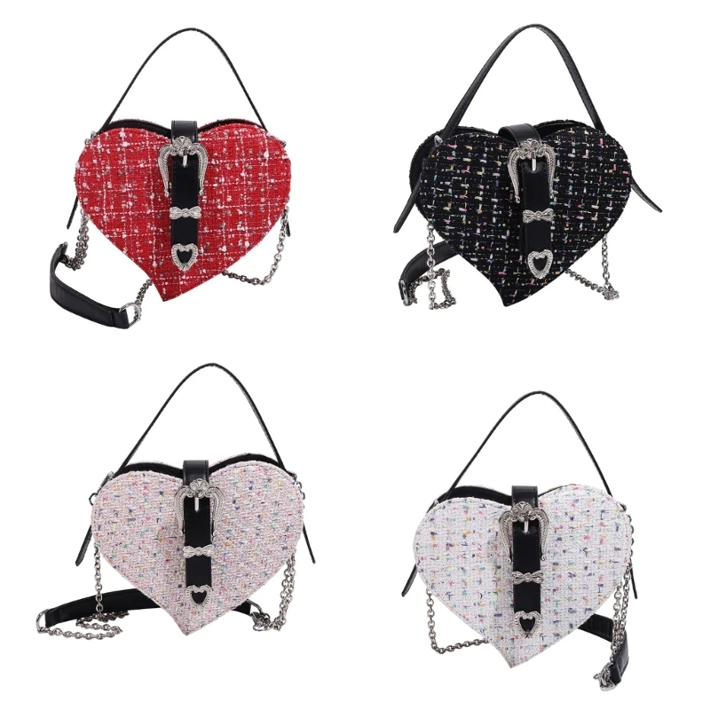 

E74B Сумка на плечо с сердечком для женщин, официальная вечерняя сумка, женский кошелек, свадебный клатч, коктейльная сумка для