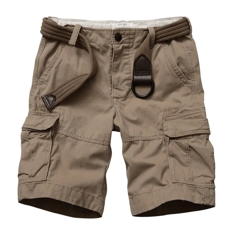 Military Camo Cargo Shorts Men Summer Beach Shorts Outdoor Sports Multi pocket Hiking Climbing Tactical Short Trousers Workwear sport shorts men sport pants
