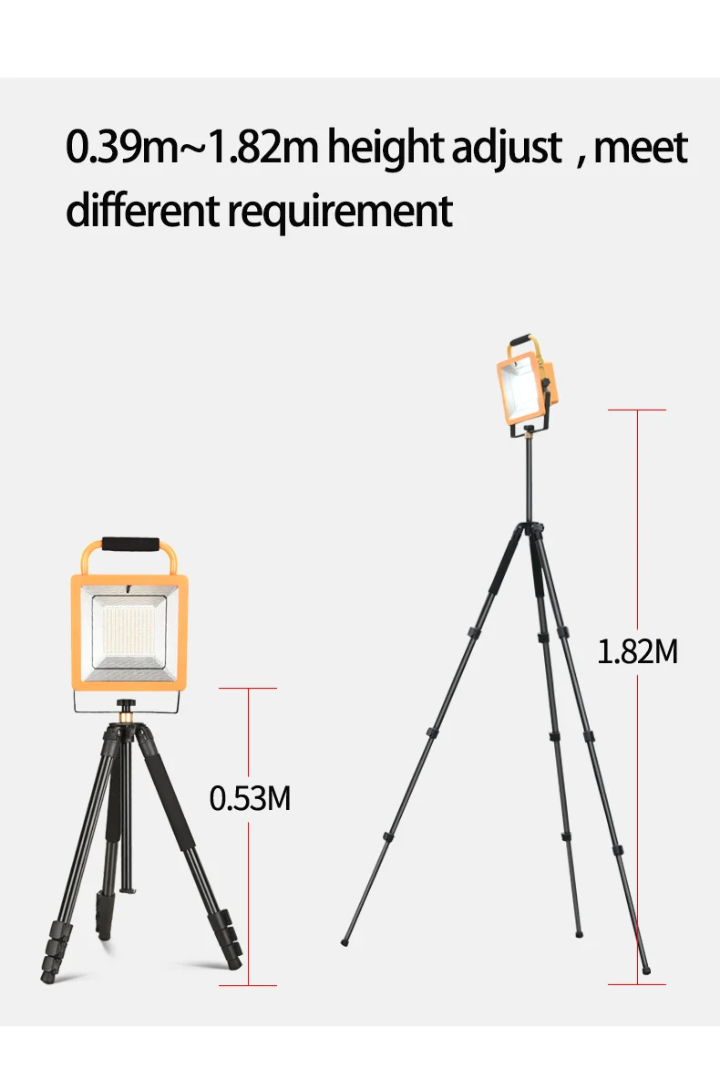 QZSD Q298-Lamp Tripod 72 Inch Movable Outdoor Lamp Tripod Foldable Fishing Projector Tripod Aluminum Aalloy Camping Light Stand images - 6