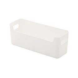 Wall-Mounted Kitchen Cabinet Door Storage Rack (White-S)