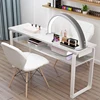 Nail Desk Lamp Photography Lighting LED Table Lamp Stepless Dimming Half Moon Light for Lash Extensions Eyebrows & Estheticians 2