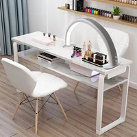 Nail Desk Lamp Photography Lighting LED Table Lamp Stepless Dimming Half Moon Light for Lash Extensions Eyebrows & Estheticians 2