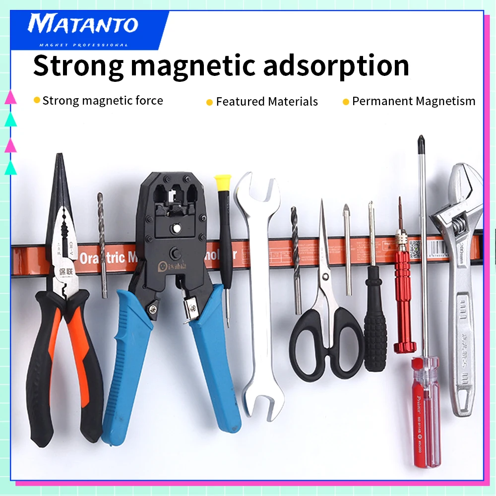 Holder Metal Tool Organizer Bar Long Strip Garage
