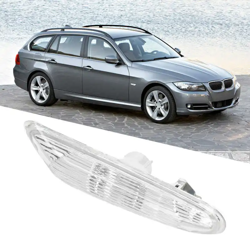 Car Side Marker Light LED Turn Signal Lamp Assembly Replacement for BMW 1/3/5 Series E82 E81 E88 E46 E90 E91 E92 E93
