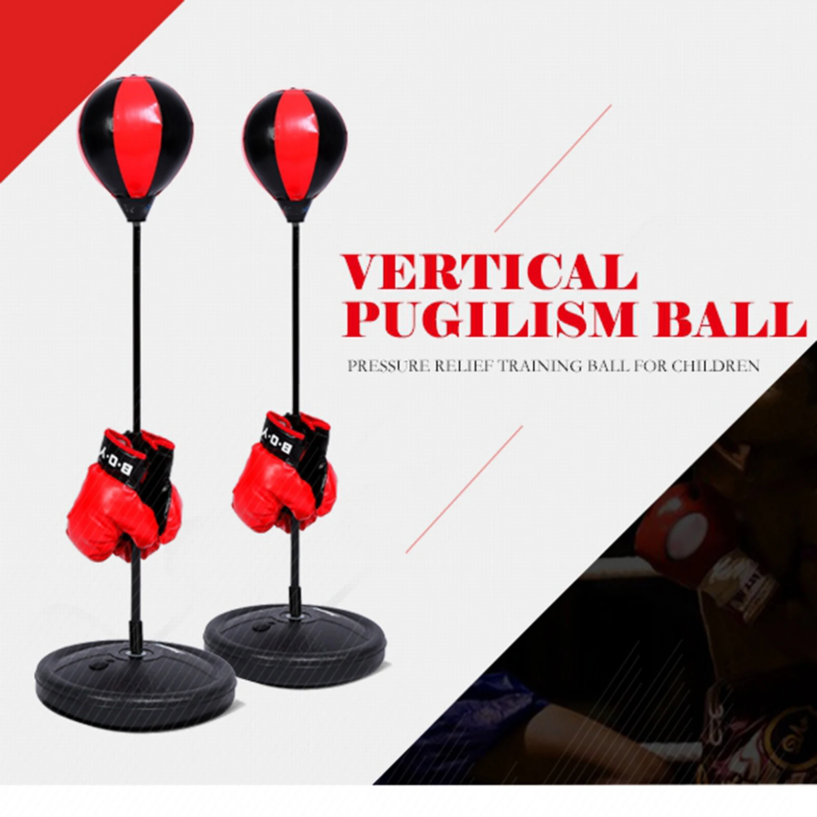 Kids Adjustable Punching Ball Set 1