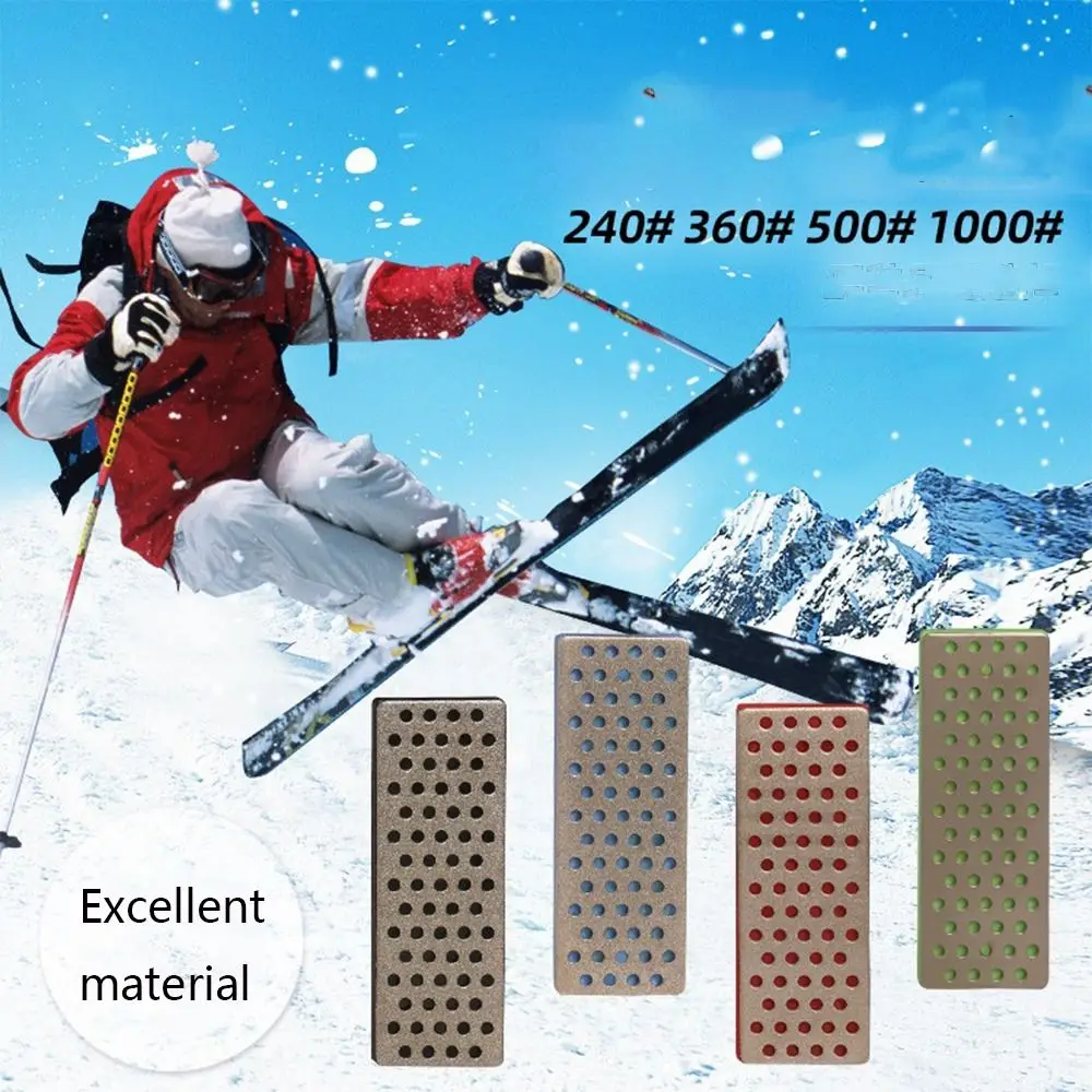 Bloco de Whetstone liso para Snowboard, Whetstone polido, Edger Alpine, 240, 360, 500, 1000, 4 estilos