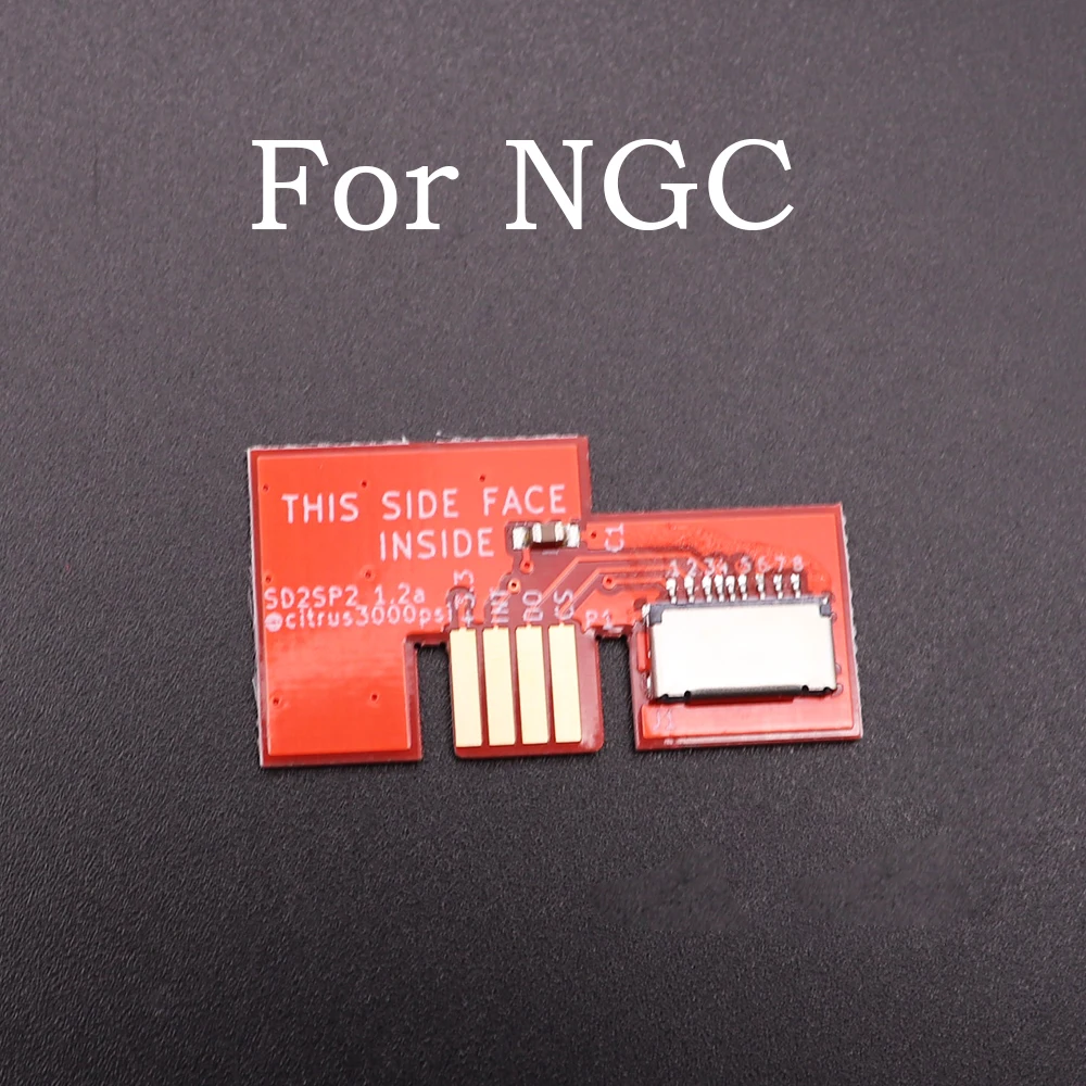 Sostituzione Micro Sd Card Adapter Lettore Di Schede Tf Per Ngc Game Cube Sd2Sp2 Sdload Sdl Adapter