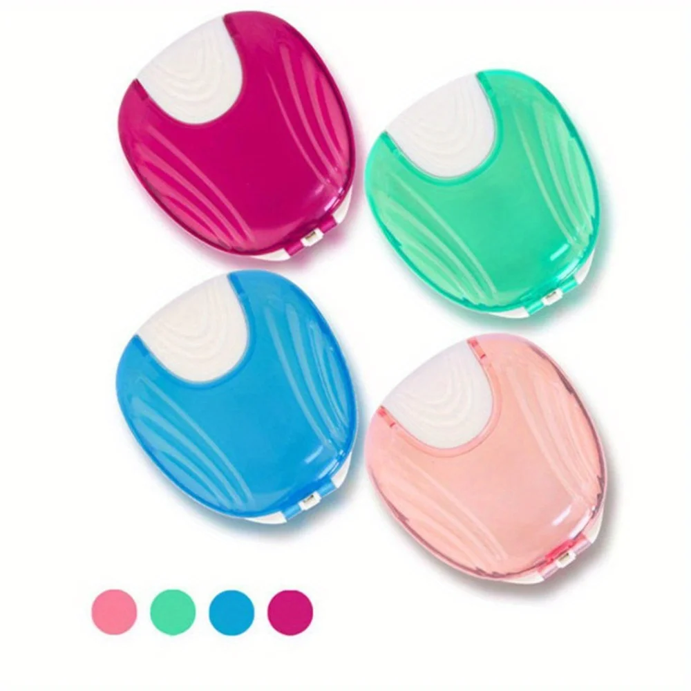1PC Press-to-Open Dental Retainer Denture Storage Box Partial Denture Case Orthodontic Small Teeth Box Travel Outdoor Boxes 2
