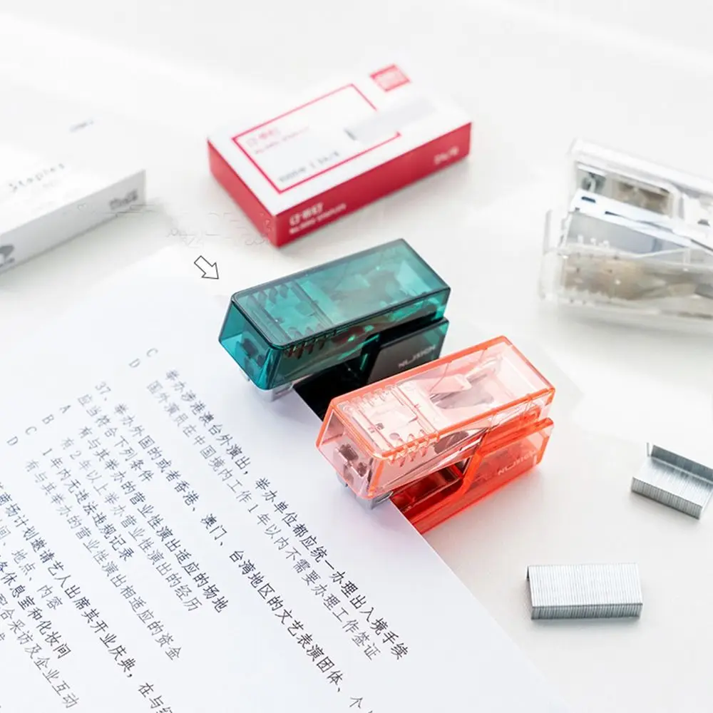 Paper Binding Paper Staplers Stationery Office Accessories Paper Binder Set School Supplies Mini Stapler Office Binding Tools