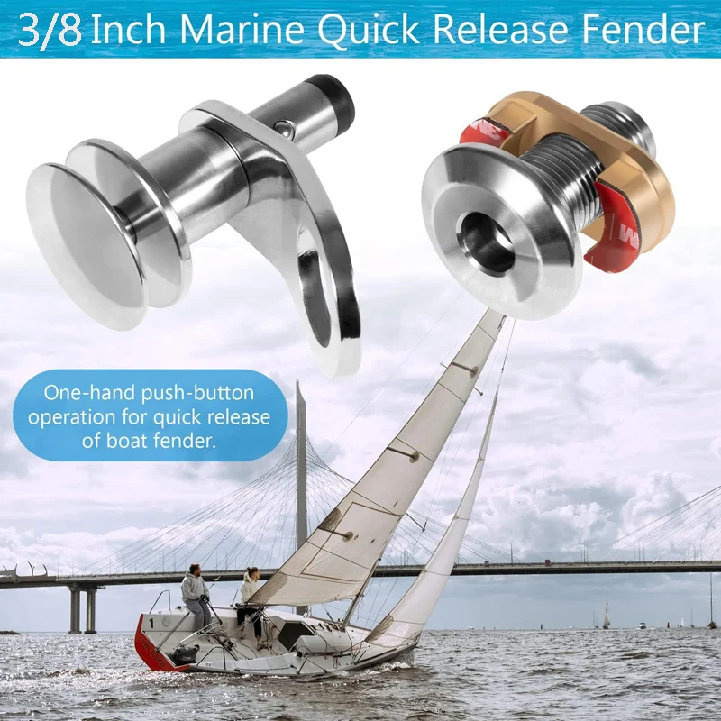 3/8-Inch Quick Release Boat Fender Holder Install Tool Kit, Marine