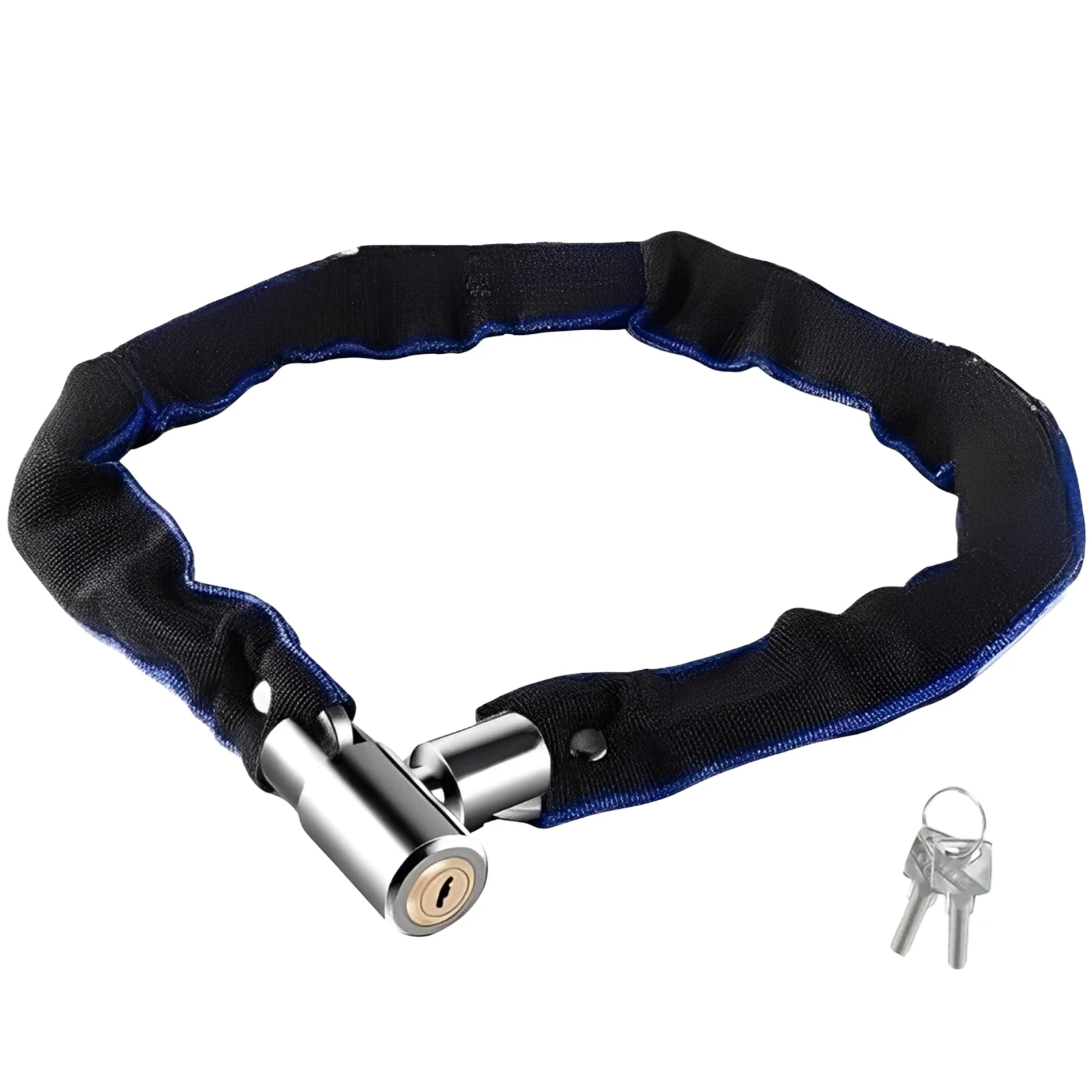 Bicycle Chain Lock Durable Extra Long for Motorcycle Scooter Door Gate Fence