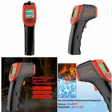  Hot New Non-contact Temperature Tester Infrared LCD Display Digital Thermometer IR Laser Point Gun Temp Tester Pyrometer Meter 