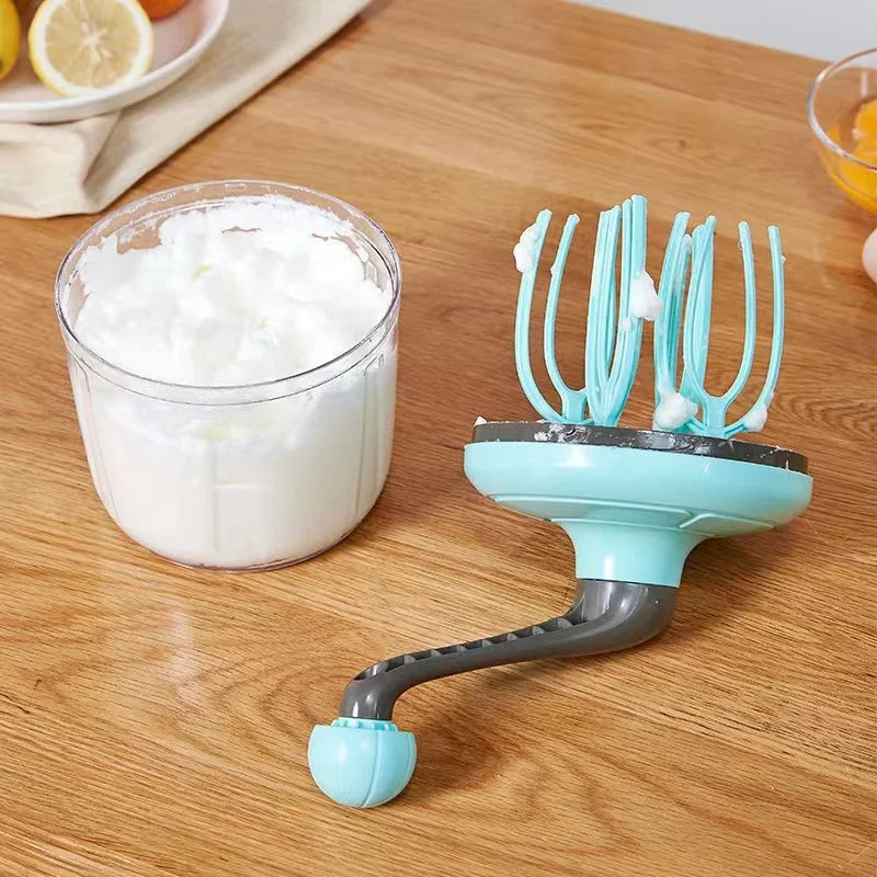 Multifunctional Manual Whisk Semi-automatic Egg White Cream Cake Egg Hand Mixer Hand Crank Beater Household Ferramentas Cocina egg beater rotary whisk balloon wire whisk ball whisk wire whisk
