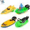 Interactive Water Spray Beach Toy Speed Boat Ship Toys Float Water Classic Winding Clockwork Boy Shower Bath Toy 1